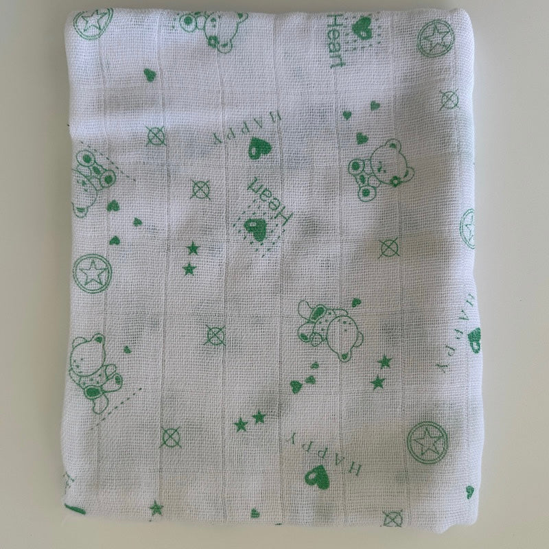 Tetra pamučna pelena "Meda" zelena