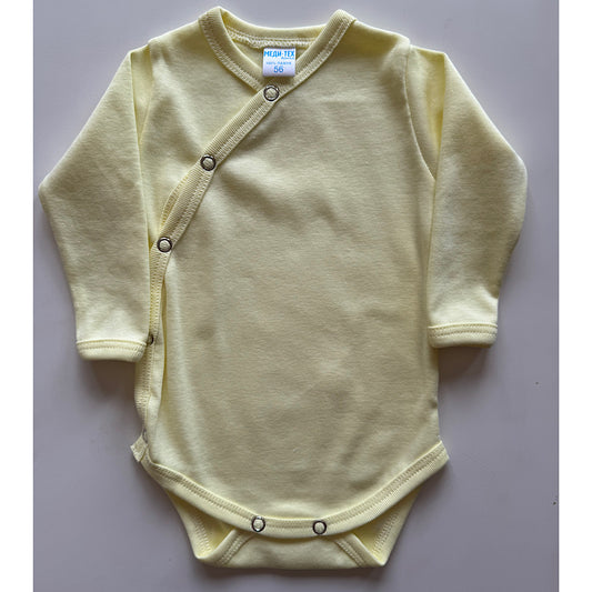 Bodi koso kopčanje ,,žuti’’ dug rukav