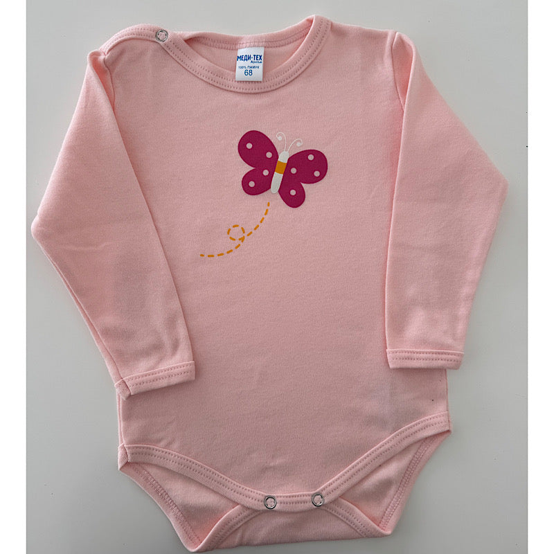 Bodi dug rukav roze,,Leptir’’